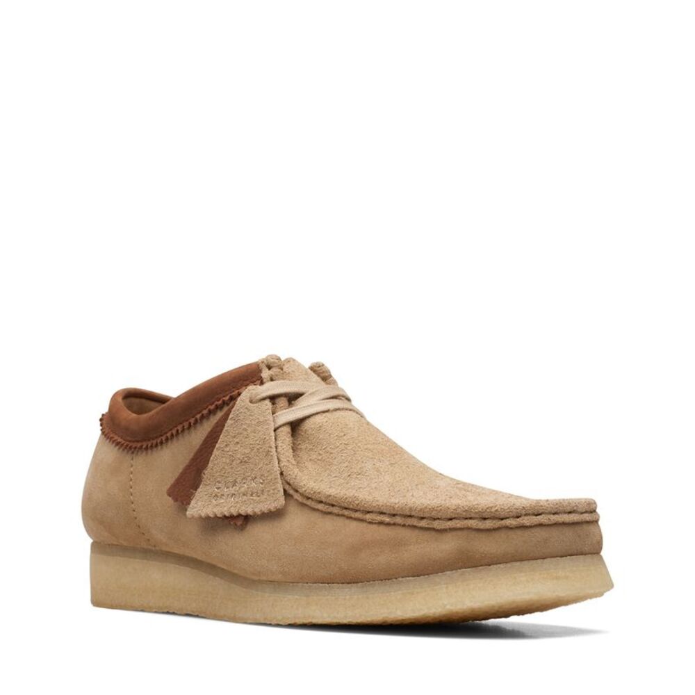 Clarks Mens Wallabee Brown Shoes (NWT) - Picture 2 of 6